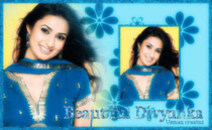 Divya in sarii albastru - Poze Divyanka Tripathi