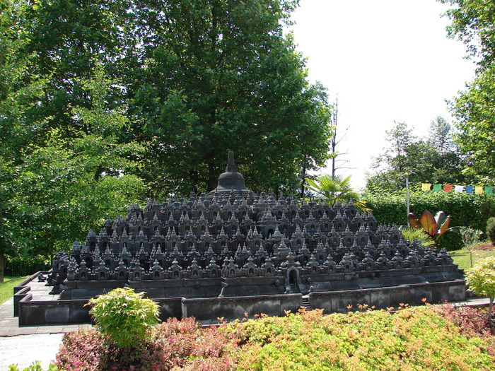 Borobudur Temple, Mageland, Java; Mageland, Central Java, INDONESIA. minimundus.at.
