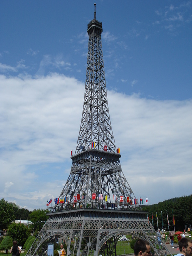 Eiffel Tower, Paris; Paris, FRANCE. minimundus.at.
