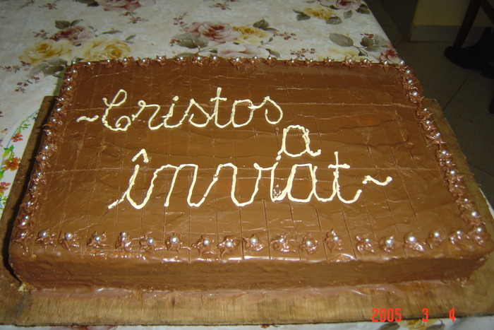 tort  dobos pentru masa de pasti - sarbatoarea pastelui in 2010