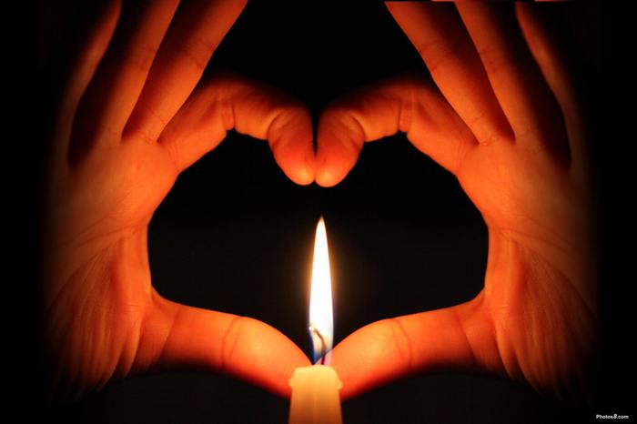 love_heart_with_candle-other - Hearts 4