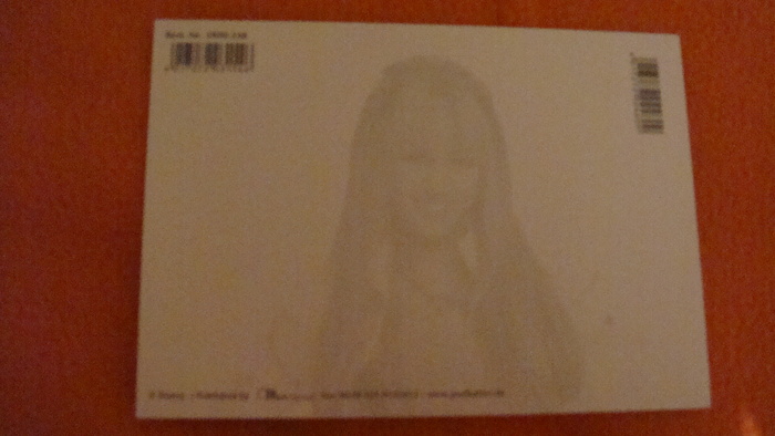 asa arata vederea pe spate si poti scrie in ea