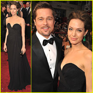 angelina-jolie-brad-pitt-2009-oscars - Angelina Jolie