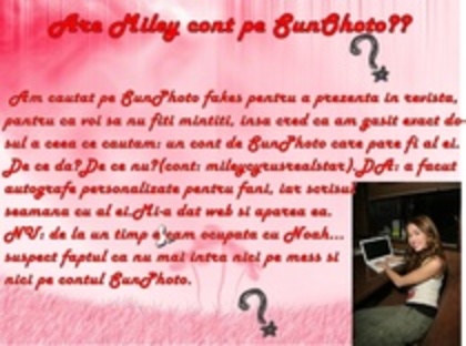 despre Miley - revista Miley Cyrus superstar nr 3