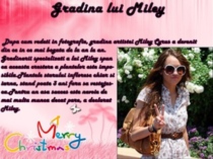 Gradina lui Miley - revista Miley Cyrus superstar nr 3