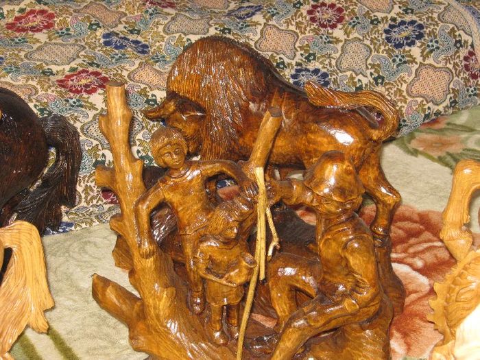 alte sculpturi interesante - sculpuri din lemn