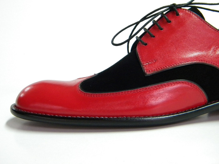 pantofi.clasic.liziera.rosu1 - Handmade shoes-Pantofi lucrati manual