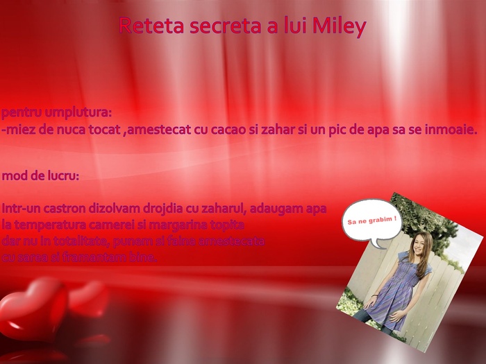 Gateste cu Miley! (pagina 2) - Revista Miley Cyrus