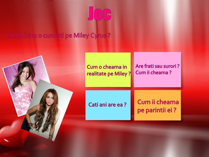 Joc - Revista Miley Cyrus