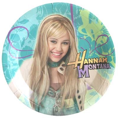 hannahMontanaplates