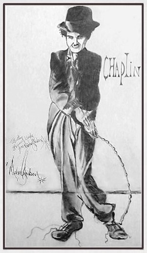 ChaplindrawingbyMJ - Desene Michael Jackson