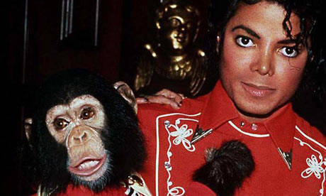 Michael&Bubbles - Michael Jackson shi animalele sale