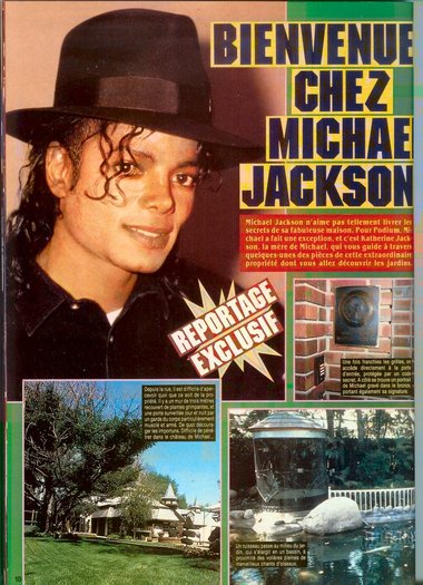 bienvenuechezmichael1fg1 - Michael Jackson In Reviste