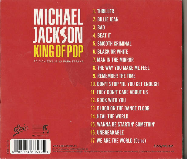 UUIPYGTCQBIPAITDAIY - Michael Jackson-Albume