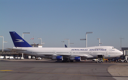 Aerolineas Argentinas - Boeing 747 - 400 cel mai mare avion din lume - Argentina