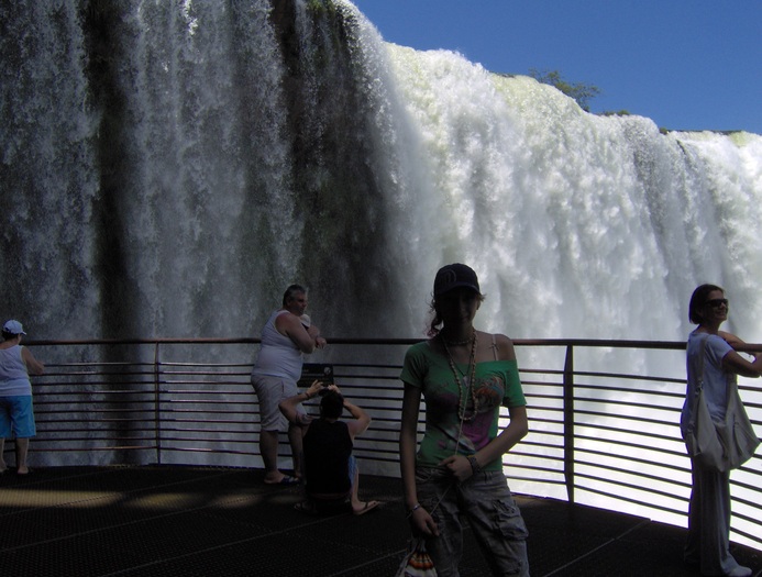 cascadele Iguazu pe partea Braziliei