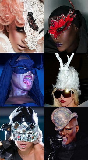 imita - Lady GaGa o imita pe Grace Jones