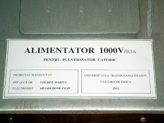 Alimentator 1000V - 01