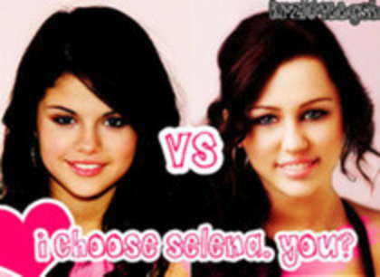 selena si MILEY - 000 Miley Vs Selena 000