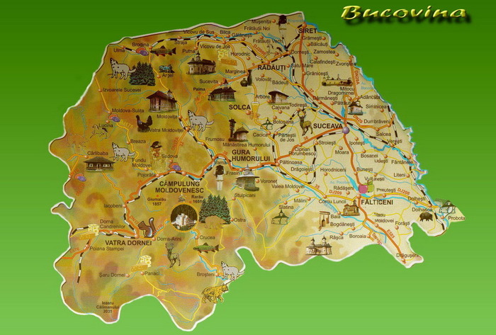 harta_turistica_bucovina - a- scurt istoric