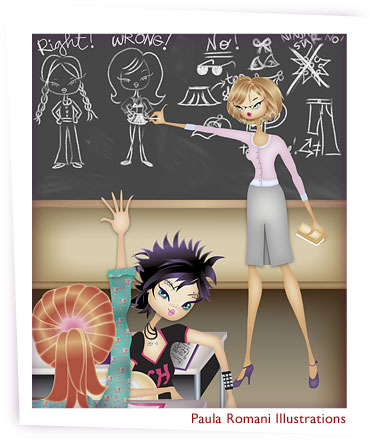 teacher_fashion_illustration - Woman World