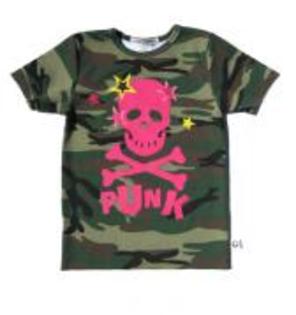 tricou punk 1; tricou punk verde inchis - CrAnI