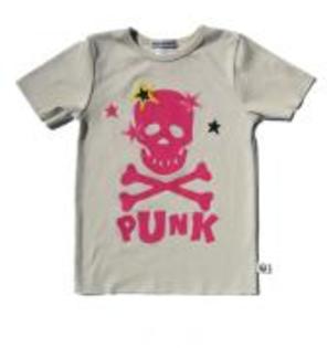 tricou punk 2; tricou punk alb - CrAnI