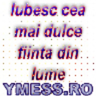 iubesc cea mai dulce fiinta din lume