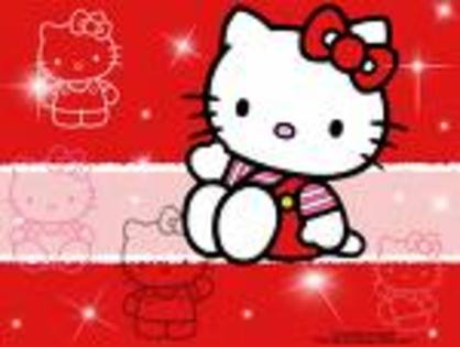 red - hello kitty