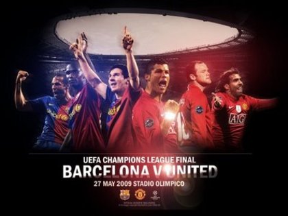 Manchester united v.s Barcelona Wallpaper