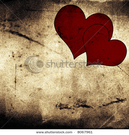 stock-photo-two-hearts-on-vintage-grunge-background-8067961 - inimioarele