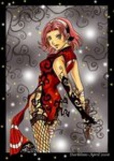 Dark_Sakura_by_Darkklinn - Sakura cea mai cool fata