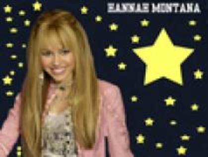 HANNAH MONTANA PE FOND CU STELUTE