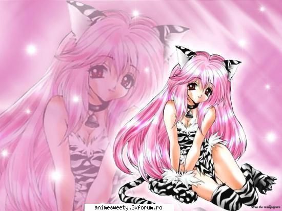 pink and black girl - Poze cu animeuri