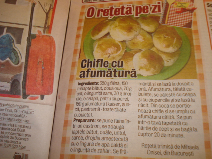 RETETA MEA ,PUBLICATA IN ZIARUL LIBERTATEA