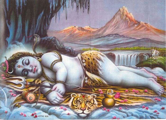 BabySleepingShiva - ZEI hindusilor