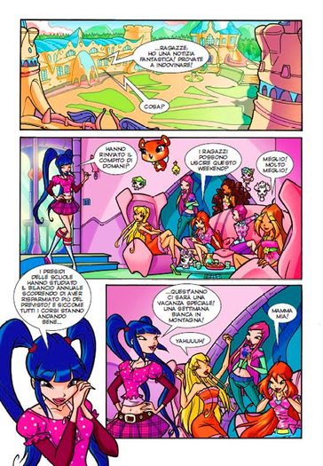 Banda desenata 1 - Revista Winx 1