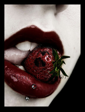 Strawberry_Lips_by_TOXIKBABY - Lips Art