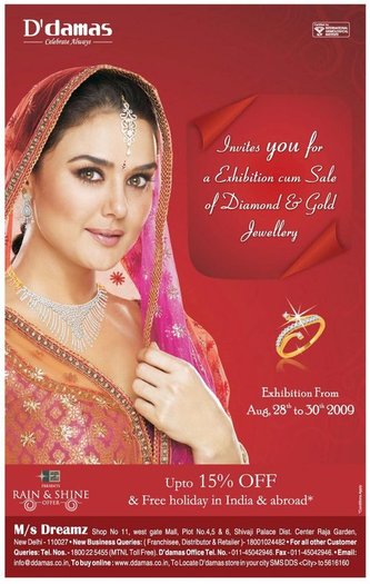 Preity-Zinta-for-Ddamas-Jewellery-Aug-2009 - Preity Zinta