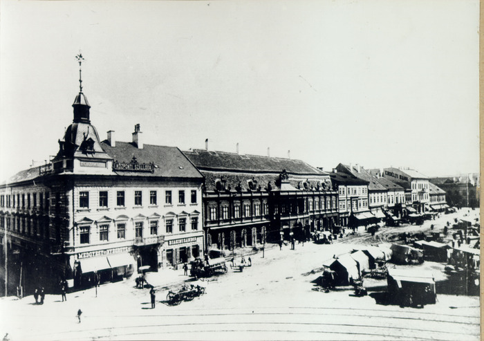 295-frontul estic al pietii libertatii, inainte de deschiderea str. 6 martie