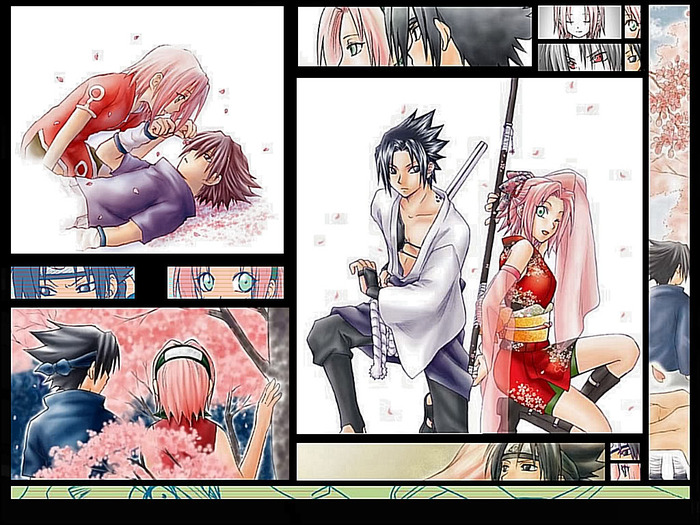 SasuSaku_Wallpaper__Mitona_Art_by_F - sasusaku wallpaper