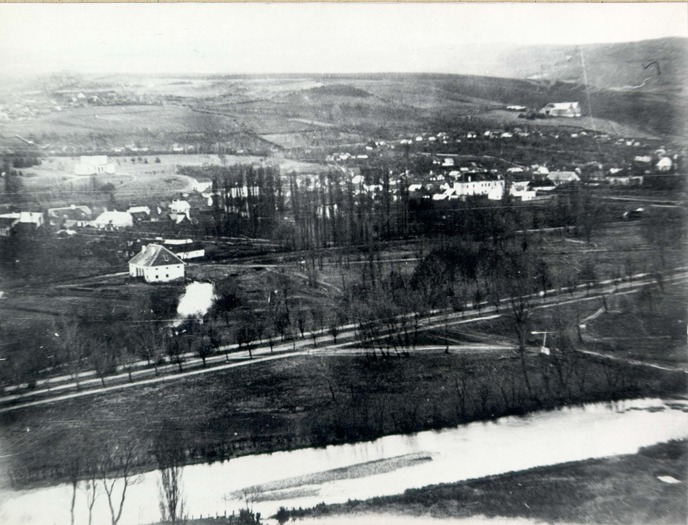 313-1859-vedere de pe Cetatuie-zona parcului orasului (in spate se vad fostul Muzeu al Ardealulu2 - clujul vechi