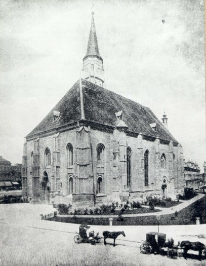 615-1902-Piata Libertatii-Biserica Sf. Mihail - clujul vechi
