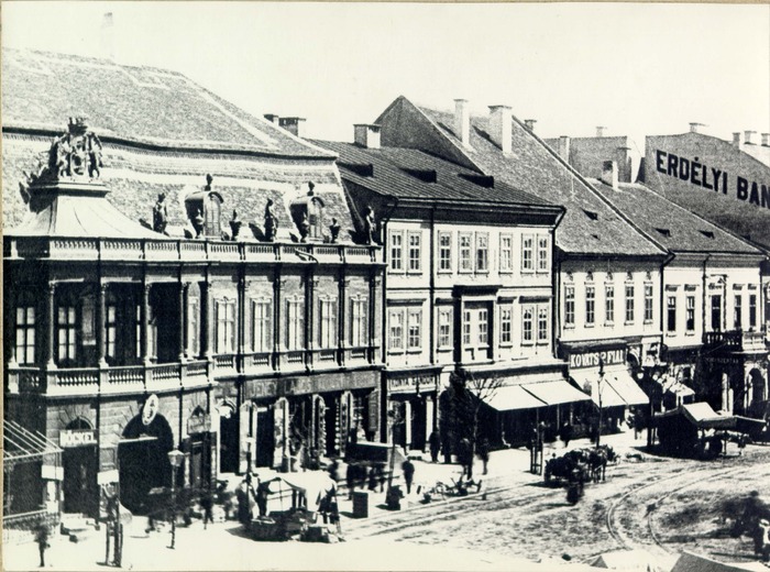 636-1895-Piata Libertatii-frontul estic(partial) - clujul vechi
