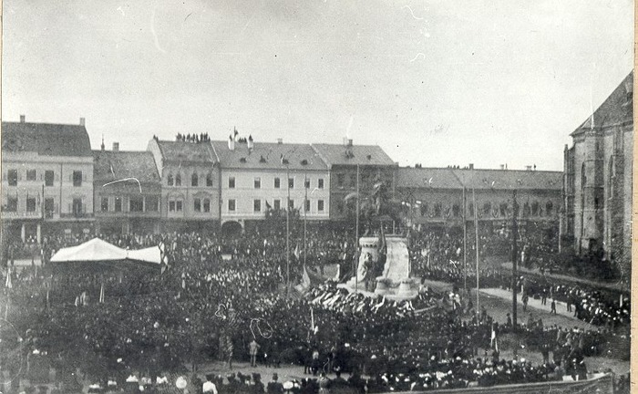 1902 dezvelirea lui matei 1 - clujul vechi
