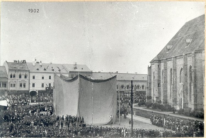 1902 dezvelirea lui matei 4 - clujul vechi