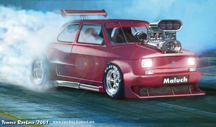 tuning fiat 126p maluch dragster