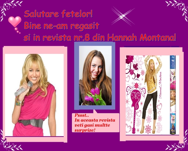 ljuoho - Revista nr 8 Cu Hannah Montana proprie creata de mine
