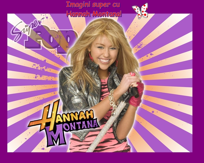 ; - Revista nr 8 Cu Hannah Montana proprie creata de mine