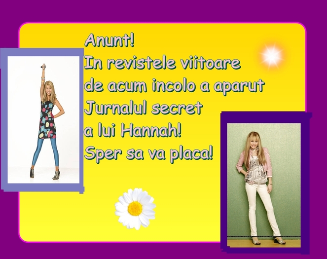 dyr8idr6ui - Revista nr 8 Cu Hannah Montana proprie creata de mine